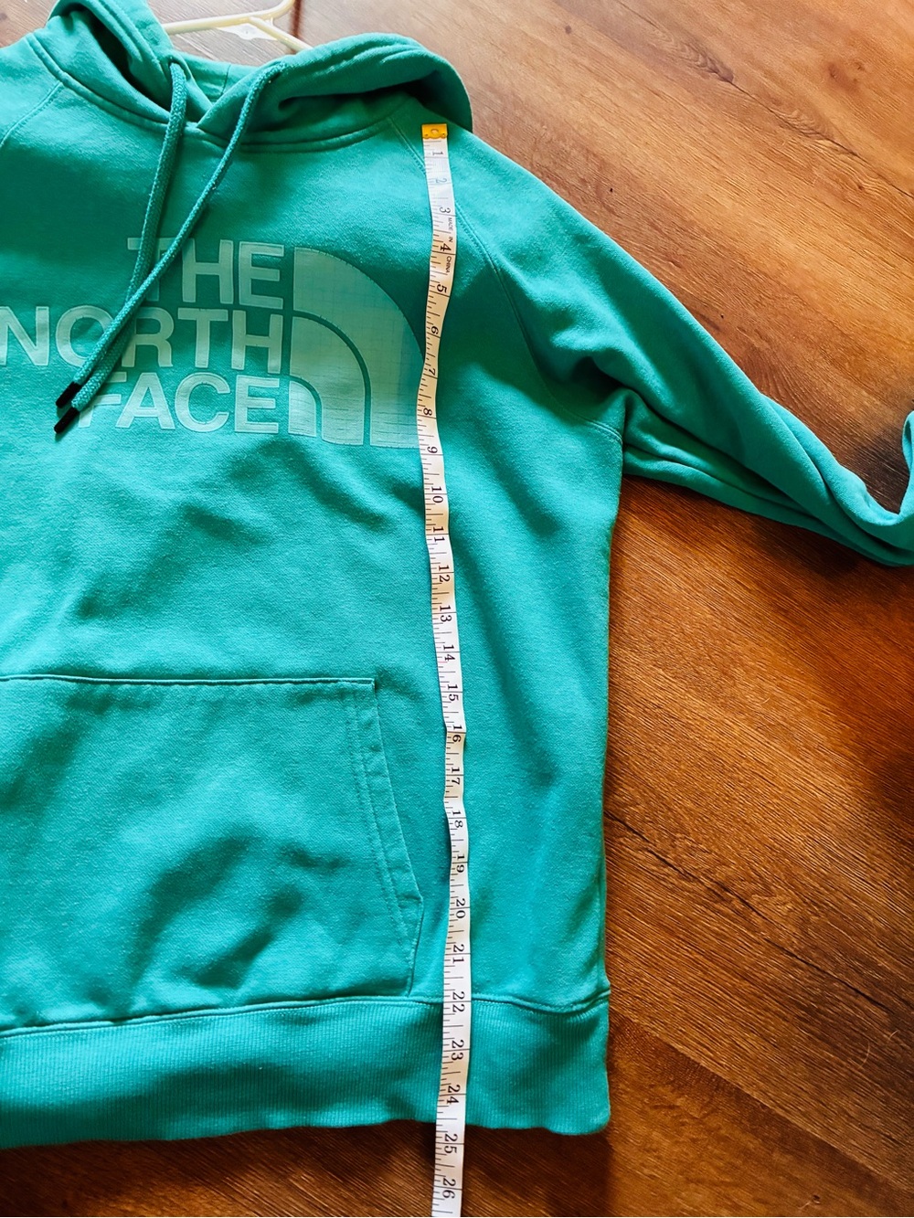 💥Comfy💥The North Face Women’s Teal Crewneck Hoodie - Picture 11 of 14